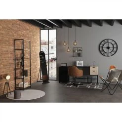 BUT 1/2 Bibliothèque BONO Imitation Chêne Et Noir -SoBuy Shop 12 bibliotheque bono imitation chene et noir 9798308 25339334 1140x1140