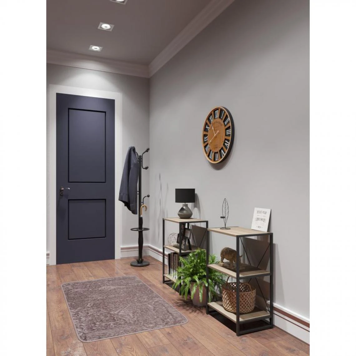 BUT 1/2 Bibus BONO Imitation Chêne Et Noir 4 BUT 1/2 Bibus BONO Imitation Chêne Et Noir – Image 2