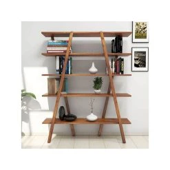 BOBOCHIC Etagère ZONI Noyer -SoBuy Shop 39833 large default