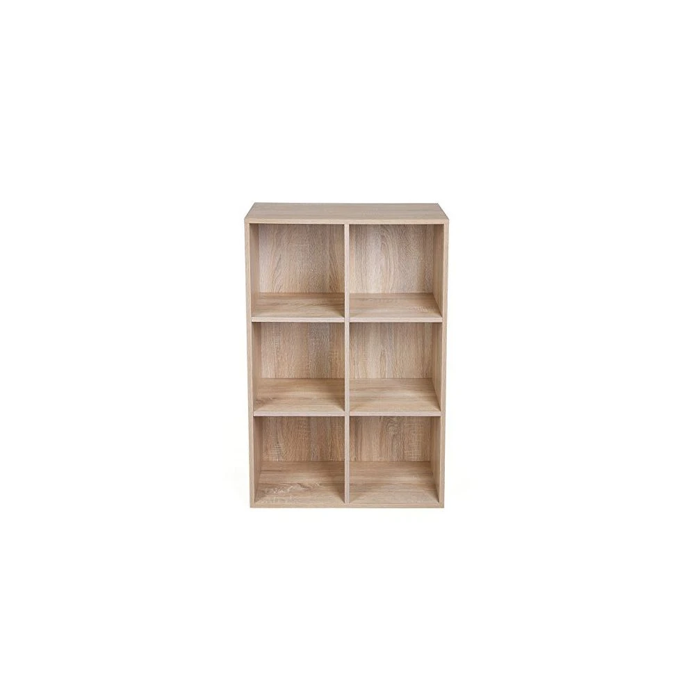 VASAGLE Meuble De Rangement Etagère De 6 Casiers Bibliothèque Rayonnage, 65,... 3 VASAGLE Meuble De Rangement Etagère De 6 Casiers Bibliothèque Rayonnage, 65,...