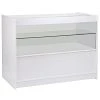 MonsterShop Vitrine Comptoir Blanc C1200 Pour Magasins Et Commerces -SoBuy Shop 5013 001