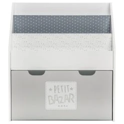 Atmosphera, Createur D'Interieur Bibliothèque Enfant Petit Bazar - L. 62 X H. 70 Cm - Gris -SoBuy Shop 511179 2