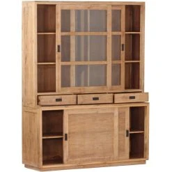 Delorm Vaisselier En Teck Massif Square -SoBuy Shop 86133