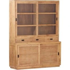 Delorm Vaisselier En Teck Massif Square