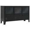VIDAXL Buffet Métal De Style Industriel 130 X 35 X 70 Cm Noir - Armoires Et ... 2 VIDAXL Buffet Métal De Style Industriel 130 X 35 X 70 Cm Noir - Armoires Et ... -SoBuy Shop 8718475593904 a en hd 1