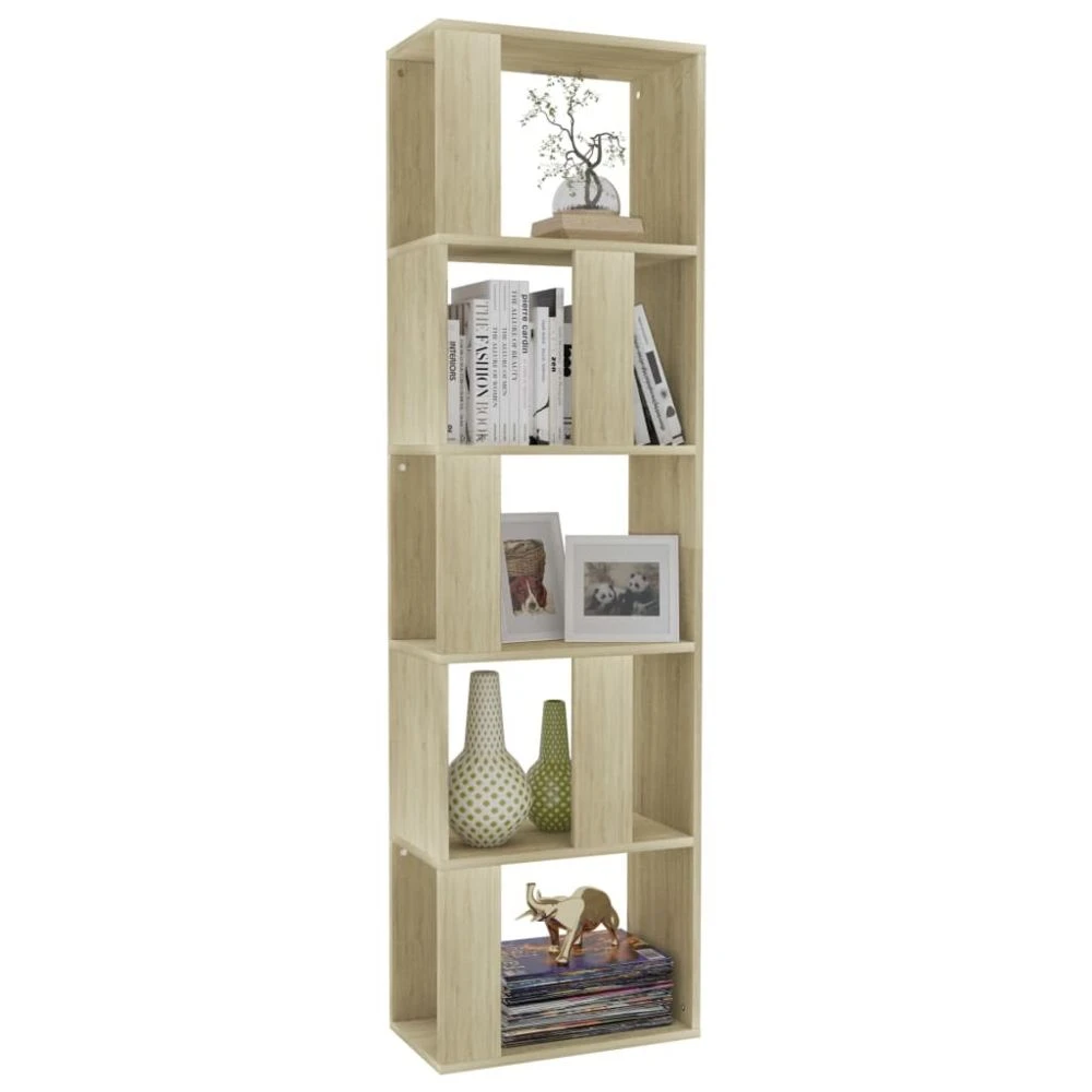 VidaXL Bibliothèque/Séparateur De Pièce Chêne Sonoma 45x24x159 Cm 5 VidaXL Bibliothèque/Séparateur De Pièce Chêne Sonoma 45x24x159 Cm – Image 3