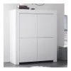 KASALINEA Argentier 110 Cm Design Blanc Laqué AGATHE -SoBuy Shop argentier design blanche zd1 z