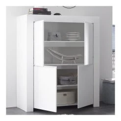 KASALINEA Argentier 110 Cm Design Blanc Laqué AGATHE 9 KASALINEA Argentier 110 Cm Design Blanc Laqué AGATHE -SoBuy Shop argentier design blanche zd3 z
