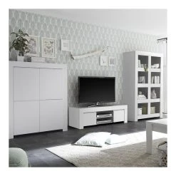 KASALINEA Argentier 110 Cm Design Blanc Laqué AGATHE 11 KASALINEA Argentier 110 Cm Design Blanc Laqué AGATHE -SoBuy Shop argentier design blanche zd4 z