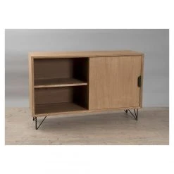 MACABANE Buffet 1 Porte 3 Tiroirs Pieds épingle En Métal - Marron 7 MACABANE Buffet 1 Porte 3 Tiroirs Pieds épingle En Métal - Marron -SoBuy Shop b710e151 f083 4318 9783 5b002f71d1e5 zoom prd 3s 1140x1140