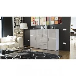 MPC Bahut Blanc Mat Et Façades Gris Sable Brilantes (LxHxP): 166 X 106 ... 8 MPC Bahut Blanc Mat Et Façades Gris Sable Brilantes (LxHxP): 166 X 106 ... -SoBuy Shop bahut blanc mat et facades gris sable brilantes lxhxp 166 x 106 x 35 10912758 28507492 1140x1140