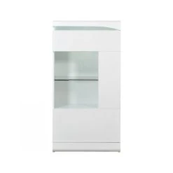 Sciae Bahut Ovio Vitrine 1 Porte 70 X 138 Cm