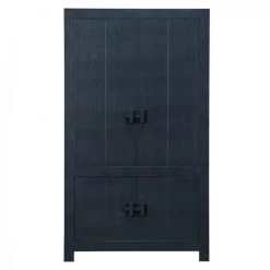 WOOOD BENSON - Armoire En Bois De Pin Noir H 200