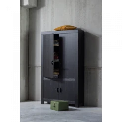 WOOOD BENSON - Armoire En Bois De Pin Noir H 200 -SoBuy Shop benson armoire en bois de pin noir h 200 12521708 33466214 1140x1140