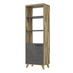 BUT Bibliothèque 1 Porte RICCIANO Imitation Chêne Et Béton 9 BUT Bibliothèque 1 Porte RICCIANO Imitation Chêne Et Béton -SoBuy Shop bibliotheque 1 porte ricciana imitation chene et beton 11340250 29625926 1140x1140