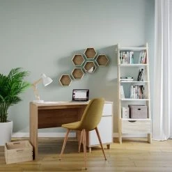 BUT Bibliothèque 1 Tiroir OSLO Blanc/chêne -SoBuy Shop bibliotheque 1 tiroir oslo blancchene 9798276 25339202 1140x1140