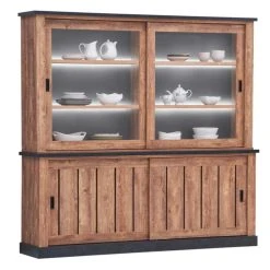 NOUVOMEUBLE Bibliothèque 220 Cm Industrielle LED Couleur Chêne ETINCELLE -SoBuy Shop bibliotheque 220 cm industrielle led couleur chene etincelle 13497412 36963070 1140x1140