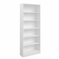 BUT Bibliothèque 5 Tablettes MAYENCE Blanc