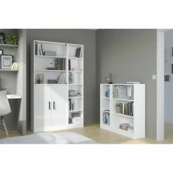 Page de garde -SoBuy Shop bibliotheque 5 tablettes mayence blanc 13344570 36424298 298 1140x1140