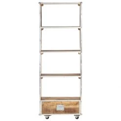 Wottes Bibliothèque 56x28x163 Cm Bois Massif De Manguier Brut 9 Wottes Bibliothèque 56x28x163 Cm Bois Massif De Manguier Brut -SoBuy Shop bibliotheque 56x28x163 cm bois massif de manguier brut 11556708 30313242 1140x1140