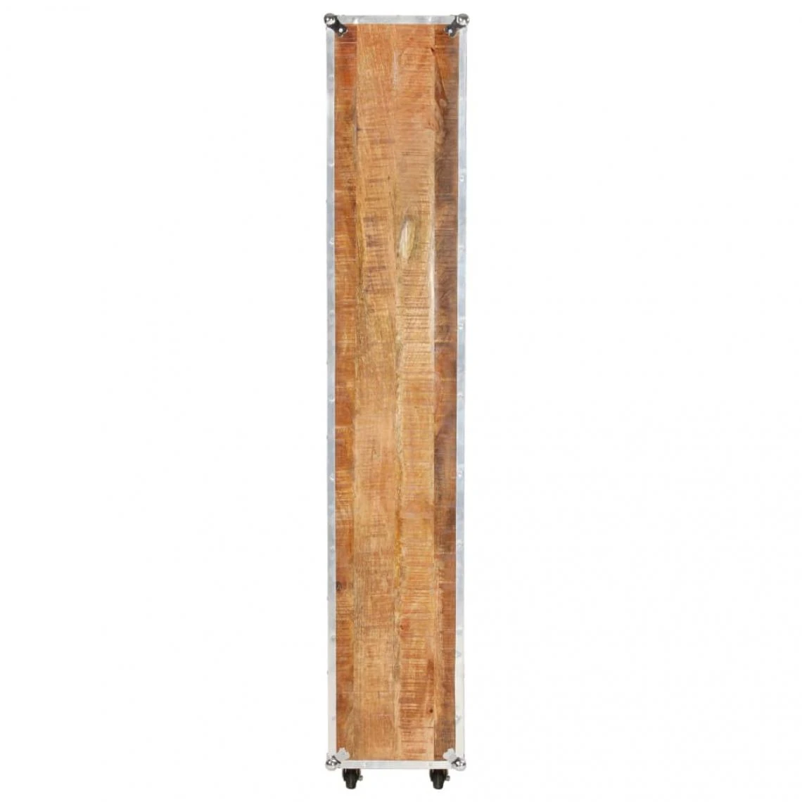 Wottes Bibliothèque 56x28x163 Cm Bois Massif De Manguier Brut 6 Wottes Bibliothèque 56x28x163 Cm Bois Massif De Manguier Brut – Image 4