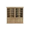 HELLIN Bibliothèque 6 Portes En Chêne - VICTORIA -SoBuy Shop bibliotheque 6 portes en chene