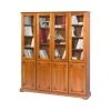 Beaux Meubles Pas Chers Grande Bibliothèque 8 Portes Merisier Louis Philippe -SoBuy Shop bibliotheque 8 portes merisier louis philippe 7402pv