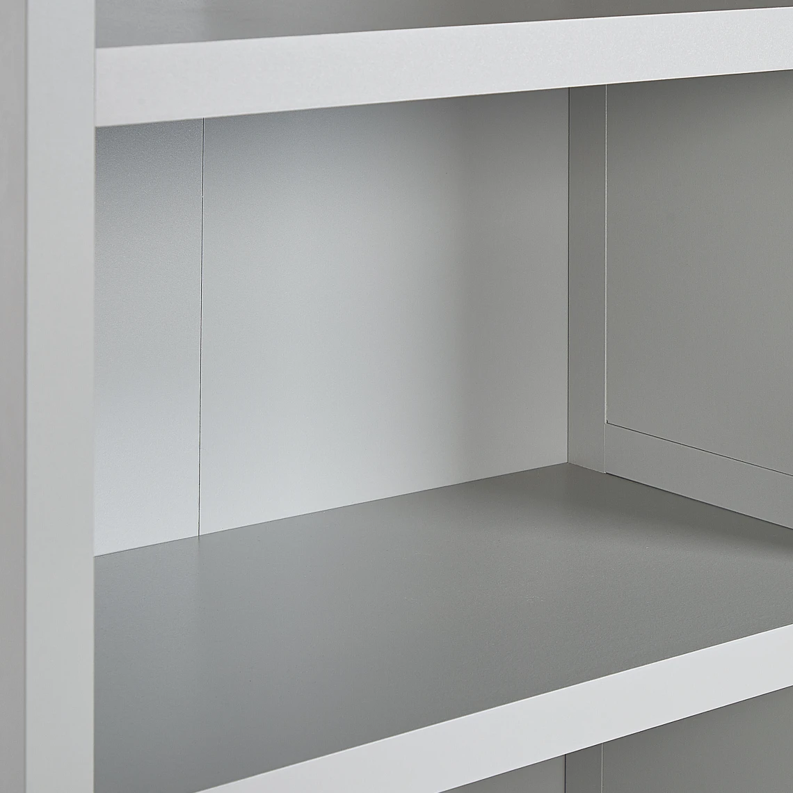 Beliani Bibliothèque à 5 Niveaux Grise CLIO 7 Beliani Bibliothèque à 5 Niveaux Grise CLIO – Image 5