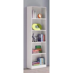ALTER Bibliothèque Avec 6 étagères, Couleur Blanc Mat, Dimensions 52 X 18...