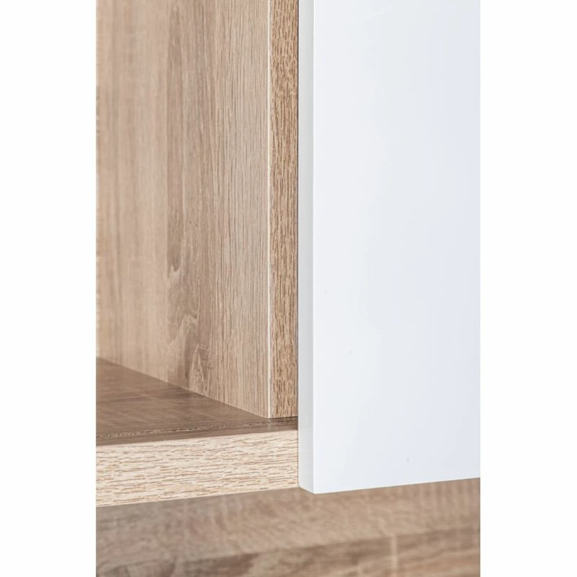 BUT Bibliothèque BRUSH 4 Imitation Chêne Et Blanc 3 BUT Bibliothèque BRUSH 4 Imitation Chêne Et Blanc