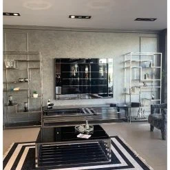 Vivenla Bibliothèque Design En Acier Et Verre Coloris Argenté L. 100 X P. 4... -SoBuy Shop bibliotheque design en acier et verre coloris argente l 100 x p 40 x h 200 cm collection monza 13033906 35413910 1140x1140