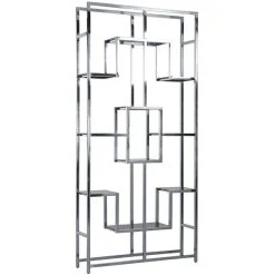 Vivenla Bibliothèque Design En Acier Et Verre Coloris Argenté L. 108 X P. 3... -SoBuy Shop bibliotheque design en acier et verre coloris argente l 108 x p 30 x h 230 cm collection zanotti 13033908 35413920 1140x1140