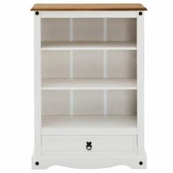 IDIMEX Bibliothèque En Pin CAMPO Style Mexicain, 3 étagères Et 1 Tiroir -SoBuy Shop bibliotheque en pin campo style mexicain 3 etageres et 1 10637342 60180 1140x1140