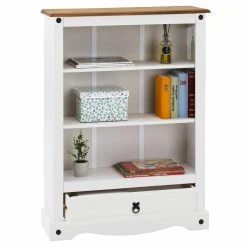 IDIMEX Bibliothèque En Pin CAMPO Style Mexicain, 3 étagères Et 1 Tiroir -SoBuy Shop bibliotheque en pin campo style mexicain 3 etageres et 1 10637342 60182 1140x1140