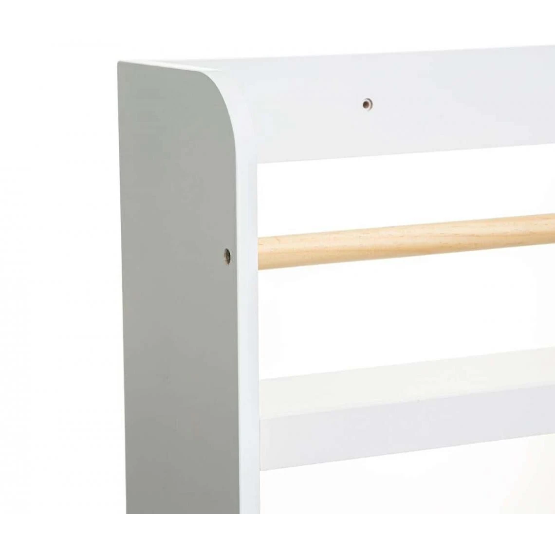 Pegane Bibliothèque Enfant 4 étagères Coloris Blanc - Longueur 55 X Profon... – Image 2