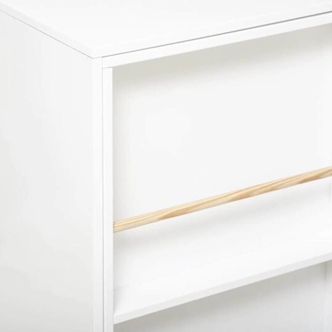 Pegane Bibliothèque Enfant Avec Porte Coulissante En Bois Coloris Blanc - Lo... 4 Pegane Bibliothèque Enfant Avec Porte Coulissante En Bois Coloris Blanc - Lo... – Image 2
