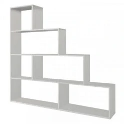 Dansmamaison Bibliothèque Escalier 4 Niveaux 6 Niches Blanc - GIO - L 145 X L 29 X... -SoBuy Shop bibliotheque escalier 4 niveaux 6 niches blanc gio l 145 x l 29 x h 145 cm 10204384 26294032 1140x1140
