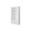 Usinestreet Bibliothèque GWEN 4 Tablettes Et 2 Portes L94cm X H181cm - Blanc / B... -SoBuy Shop bibliotheque gwen 4 tablettes et 2 portes l94cm x h181cm blanc bois 8794863 22726737 1140x1140