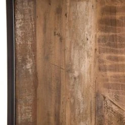 MACABANE Bibliothèque Haute ALIDA 2 Portes Et 10 Open Space Bois Teck Recycl?... -SoBuy Shop bibliotheque haute alida 2 portes et 10 open space bois teck recycle acacia mahogany et metal design 501461 9 1140x1140