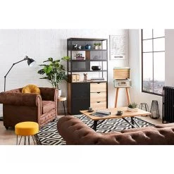 BUT Bibliothèque Industrielle NYXX Noir 8 BUT Bibliothèque Industrielle NYXX Noir -SoBuy Shop bibliotheque industrielle nyxx noir 9798346 25339496 1140x1140