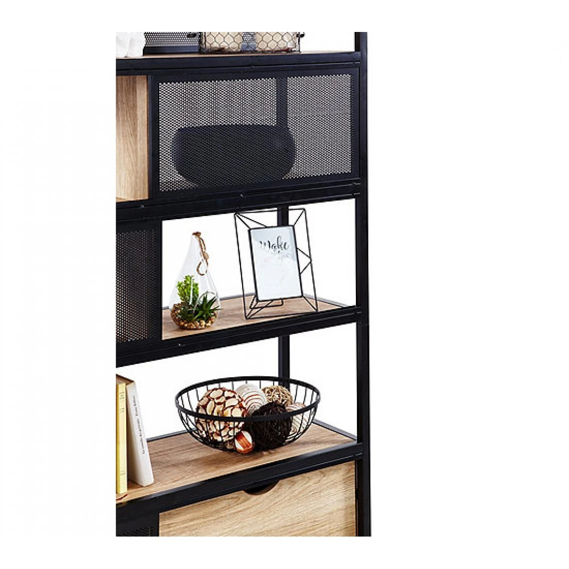 BUT Bibliothèque Industrielle NYXX Noir 6 BUT Bibliothèque Industrielle NYXX Noir – Image 4