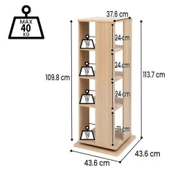 IRIS OHYAMA Bibliothèque Rotative à 360 °, 11 IRIS OHYAMA Bibliothèque Rotative à 360 °, -SoBuy Shop bibliotheque rotative a 360 13630444 37495706 1140x1140