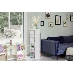 IRIS OHYAMA Bibliothèque Rotative à 360 °, -SoBuy Shop bibliotheque rotative a 360 13632248 37500608 1140x1140