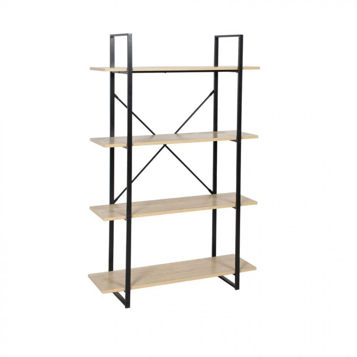 BUT Bibliothèque STEEL Imitation Chêne / Noir 3 BUT Bibliothèque STEEL Imitation Chêne / Noir