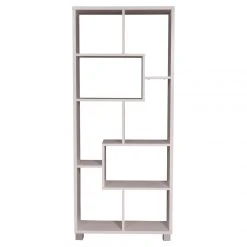 ALTER Bibliothèque Zig Zag Avec 8 étagères, Étagère Positionnable Verti... -SoBuy Shop bibliotheque zig zag avec 8 etageres tagere positionnable verticalement et horizontalement bibliotheque de rangement de bureau cm 69x30h160 couleur blanc 10642252 27701576 1140x1140