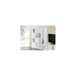 Vente-unique Bibliothèque GUERANDE - 16 Niches & 4 Tiroirs - Pin Blanc 9 Vente-unique Bibliothèque GUERANDE - 16 Niches & 4 Tiroirs - Pin Blanc -SoBuy Shop bibliotheques et etageres 15093 1