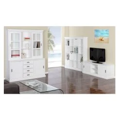 Vente-unique Bibliothèque GUERANDE - 16 Niches & 4 Tiroirs - Pin Blanc 11 Vente-unique Bibliothèque GUERANDE - 16 Niches & 4 Tiroirs - Pin Blanc -SoBuy Shop bibliotheques et etageres 16159