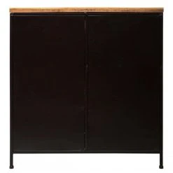 Pegane Buffet 1 Porte En Métal Et Bois Coloris Noir - Longueur 80 X Profonde... -SoBuy Shop buffet 1 porte en metal et bois coloris noir longueur 80 x profondeur 425 x hauteur 85 cm 11488976 30042634 1140x1140