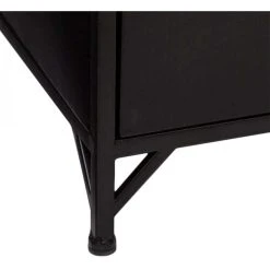 Pegane Buffet 1 Porte En Métal Et Bois Coloris Noir - Longueur 80 X Profonde... -SoBuy Shop buffet 1 porte en metal et bois coloris noir longueur 80 x profondeur 425 x hauteur 85 cm 11488976 30042638 1140x1140