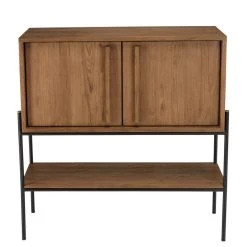 MACABANE Buffet 2 Portes 1 Niche En Bois De Teck Recyclé Naturel -SoBuy Shop buffet 2 portes 1 niche en bois de teck recycle naturel 501592 2 1140x1140